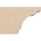 Ekena Millwork 6in. W x 8in. H x 12in. L Pescadero Woodgrain TimberThane Rafter Tail, Primed Tan RFTUR06X08X12PECRCPR - alternate 2